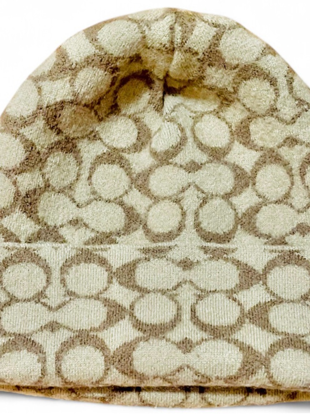 Coach Signature Wool knit Beanie